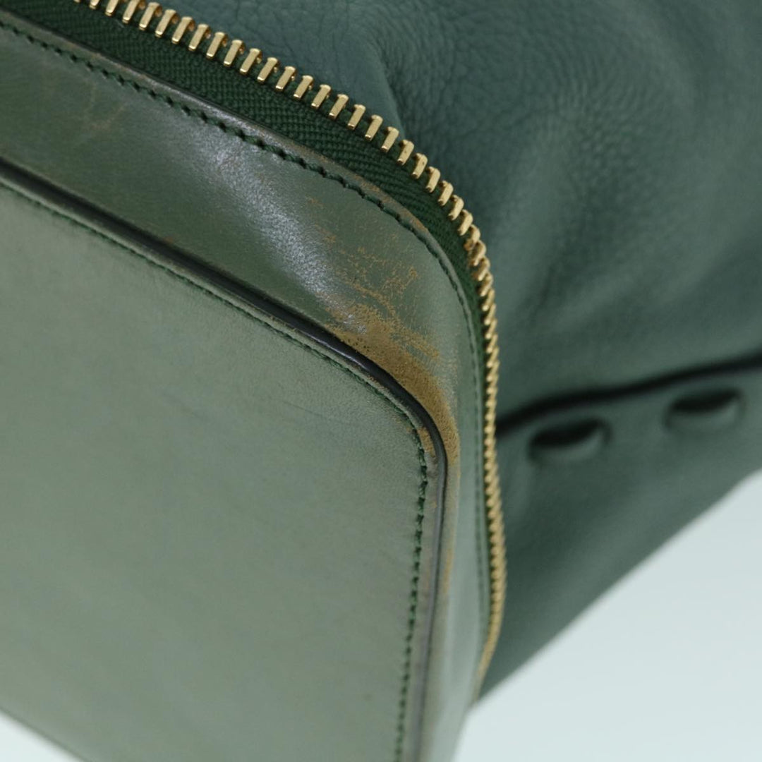 Chloe Tote Bag Leather Green bs8301