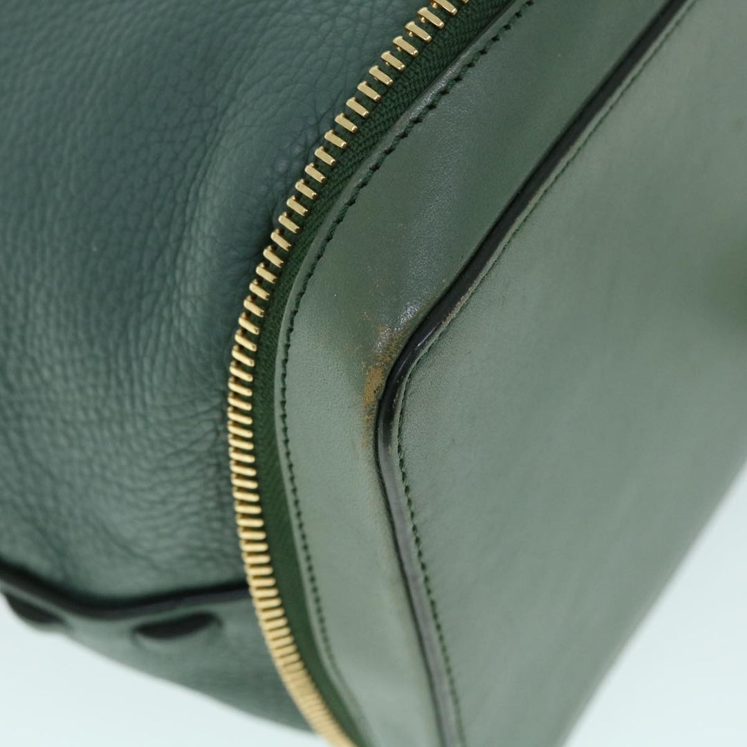 Chloe Tote Bag Leather Green bs8301