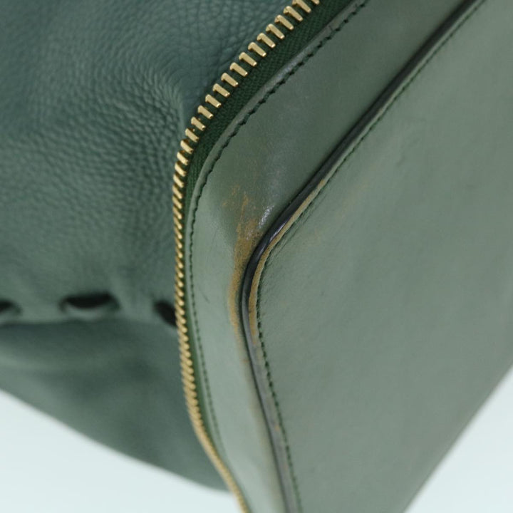 Chloe Tote Bag Leather Green bs8301