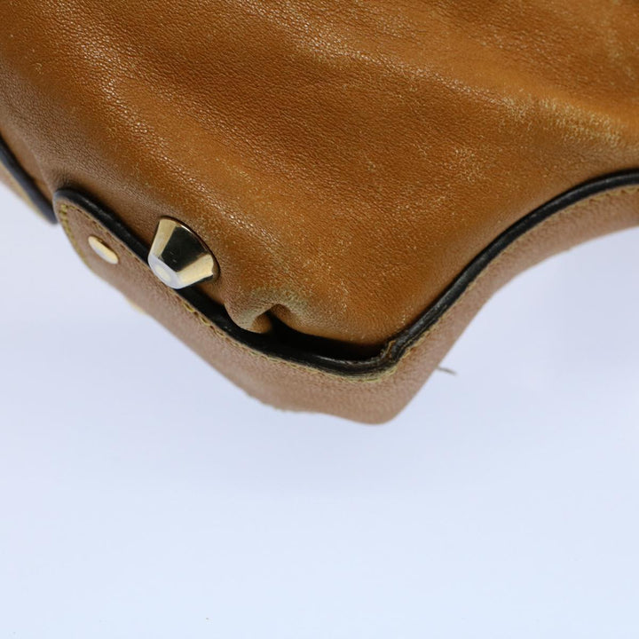 Chloe Hand Bag Leather Yellow bs8447