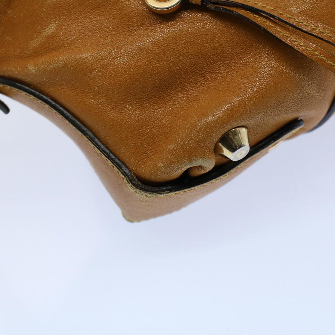 Chloe Hand Bag Leather Yellow bs8447