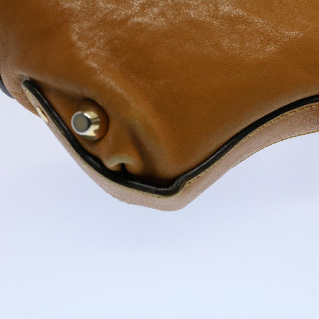 Chloe Hand Bag Leather Yellow bs8447