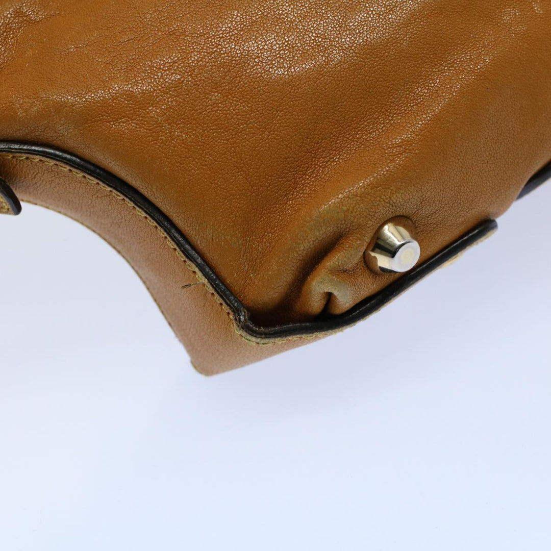 Chloe Hand Bag Leather Yellow bs8447