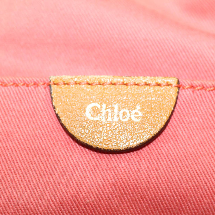 Chloe Hand Bag Leather Yellow bs8447