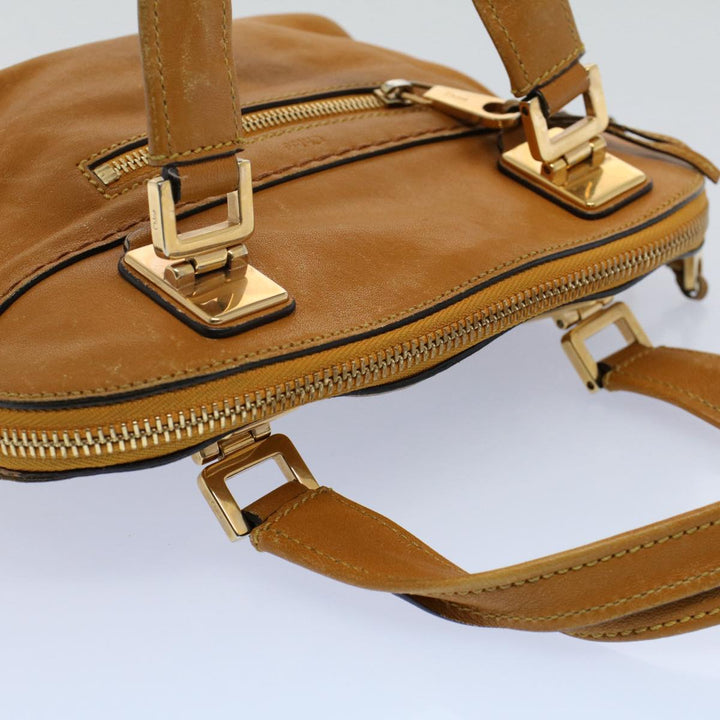 Chloe Hand Bag Leather Yellow bs8447