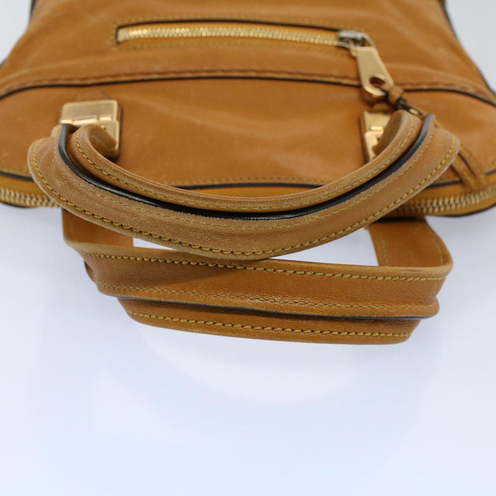Chloe Hand Bag Leather Yellow bs8447