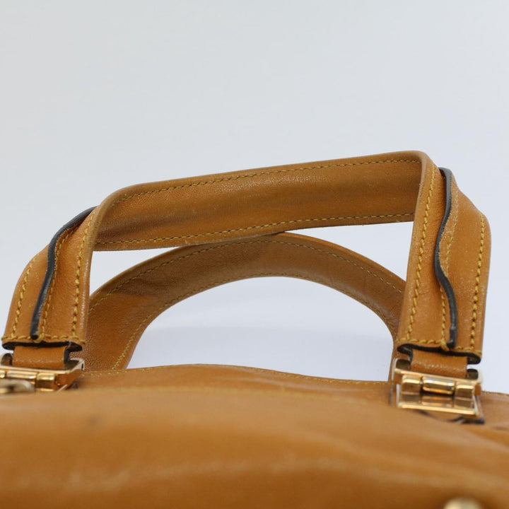 Chloe Hand Bag Leather Yellow bs8447