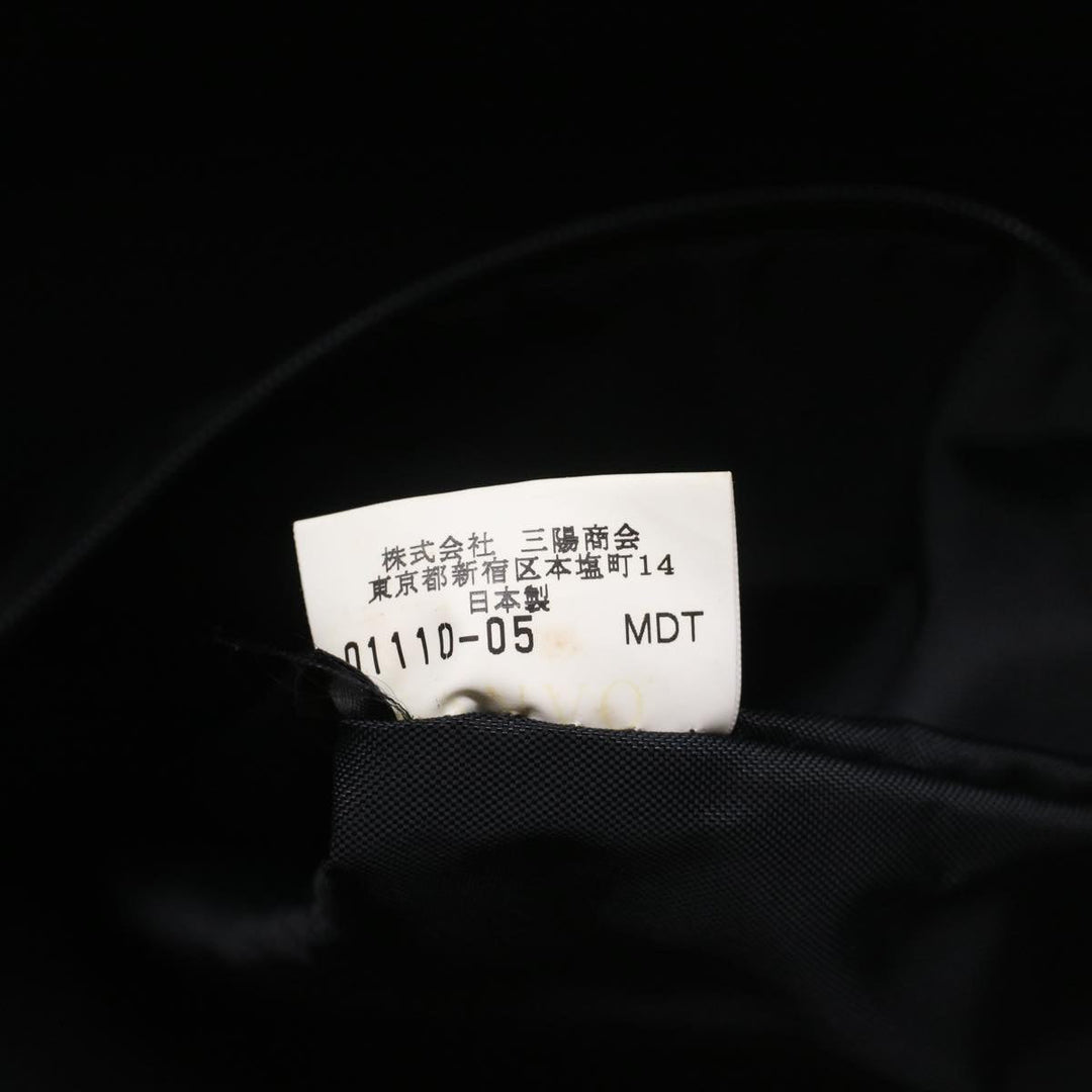 BURBERRY Blue Label Tote Bag Nylon Black Auth bs8589