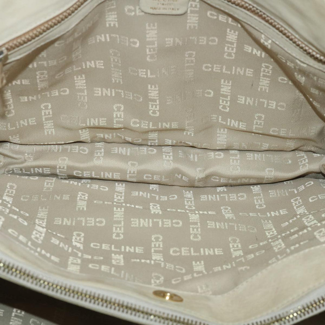 Celine Shoulder Bag Suede Beige  8698