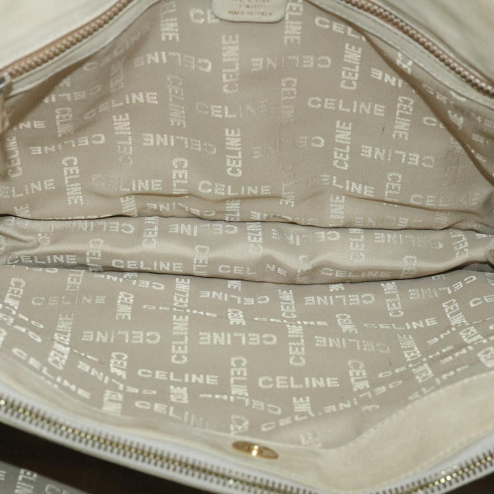 Celine Shoulder Bag Suede Beige  8698