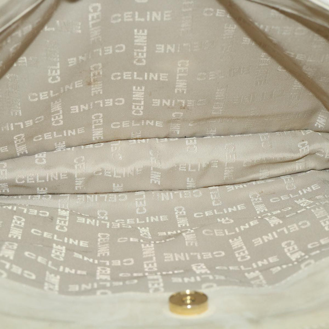 Celine Shoulder Bag Suede Beige  8698