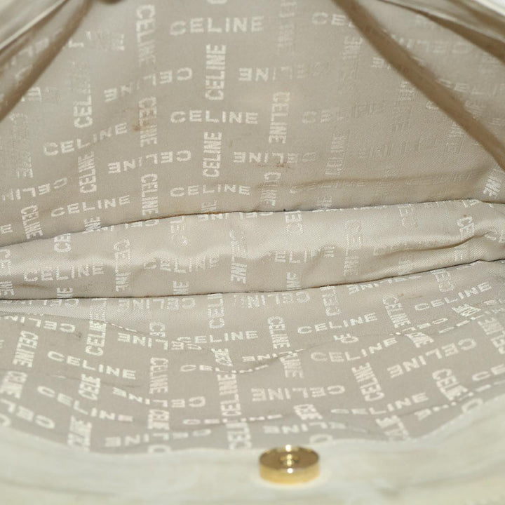 Celine Shoulder Bag Suede Beige  8698