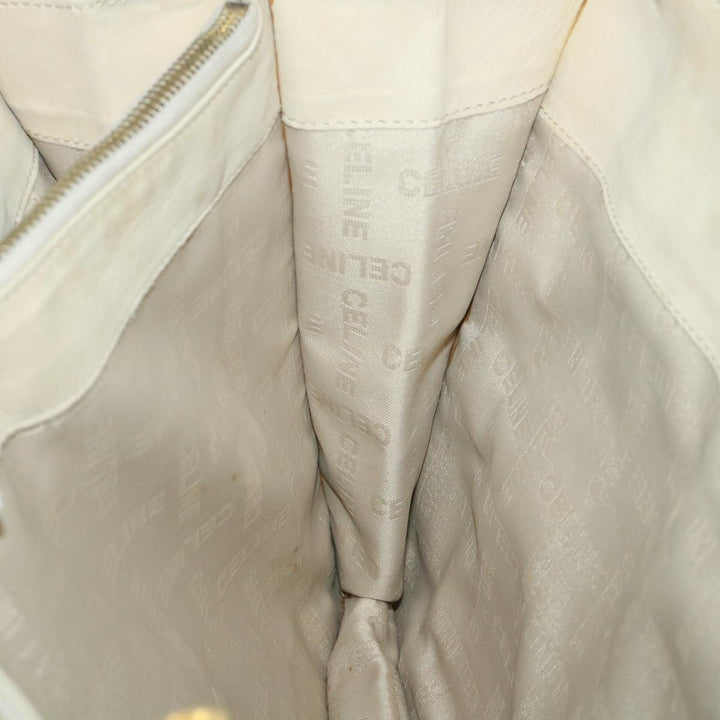 Celine Shoulder Bag Suede Beige  8698
