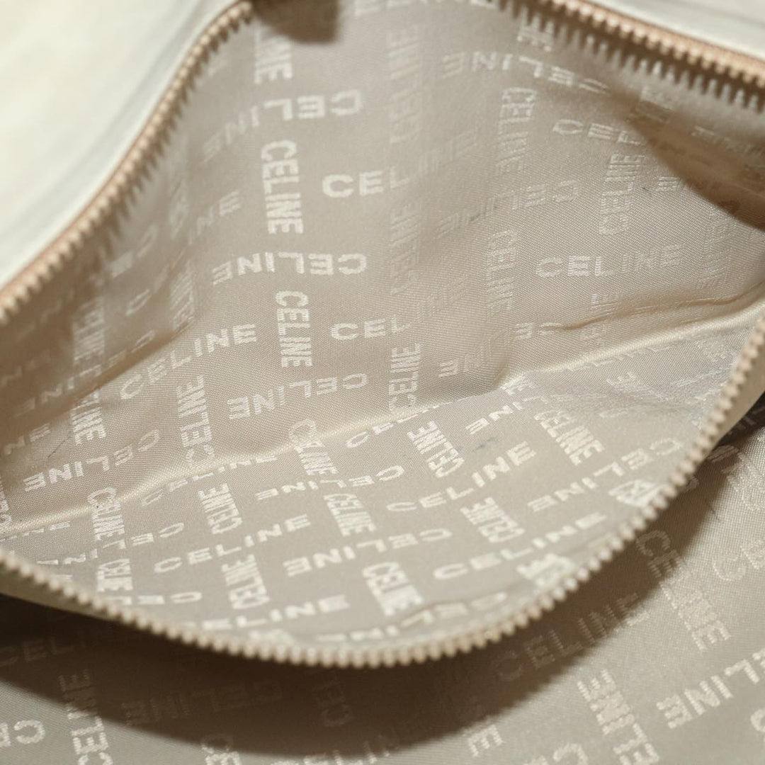 Celine Shoulder Bag Suede Beige  8698