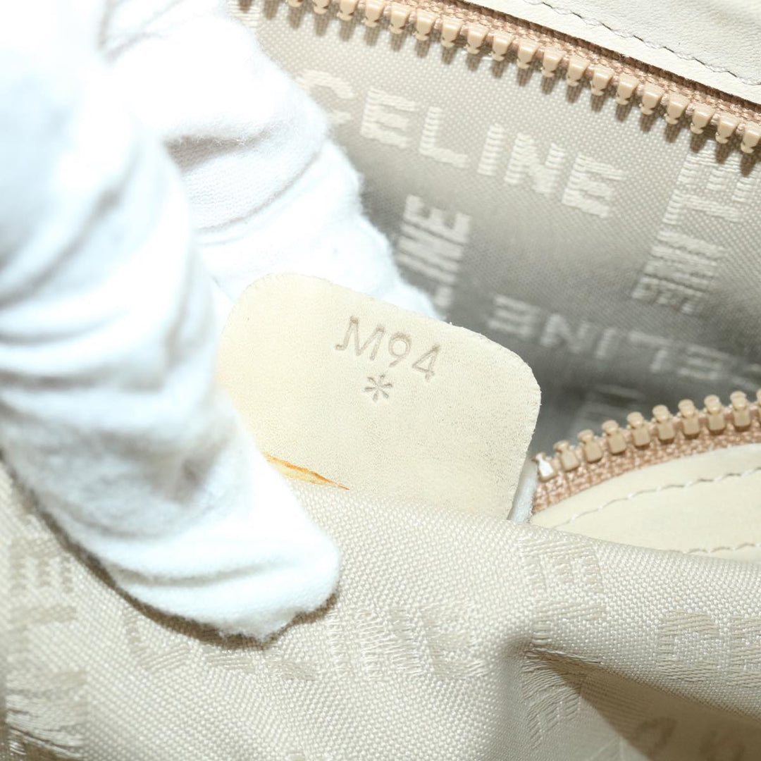 Celine Shoulder Bag Suede Beige  8698