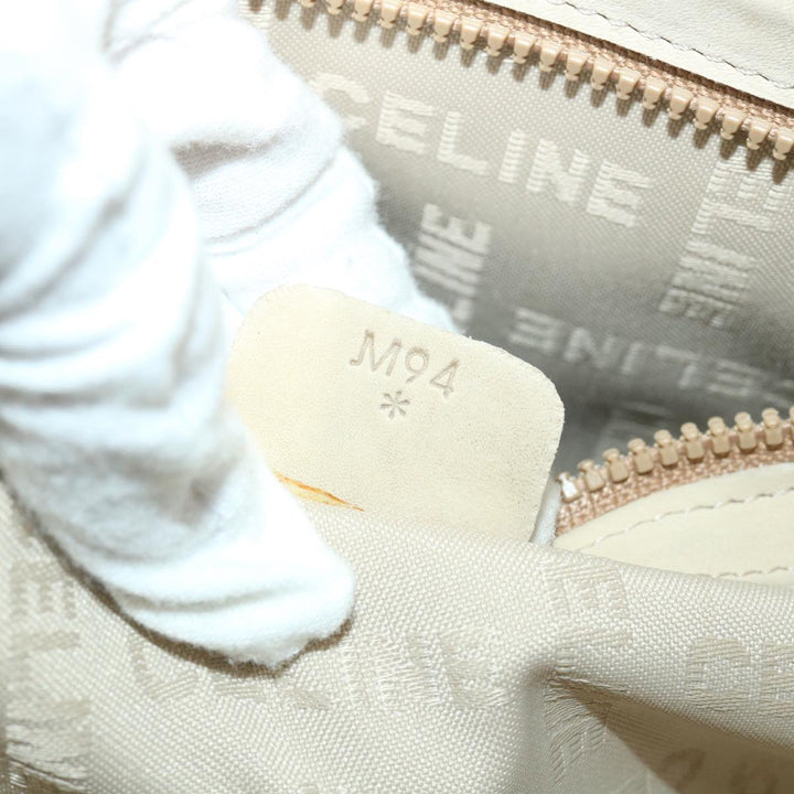 Celine Shoulder Bag Suede Beige  8698