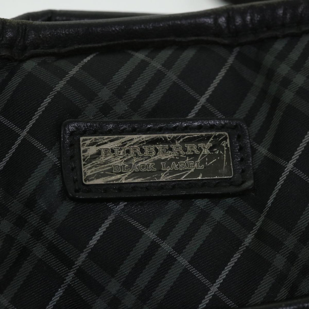 Burberry Shoulder Bag Nylon Black Auth bs8715