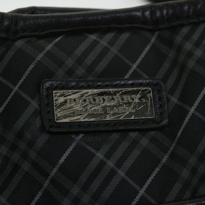 Burberry Shoulder Bag Nylon Black Auth bs8715