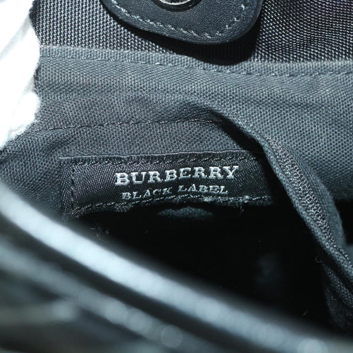 Burberry Shoulder Bag Nylon Black Auth bs8715