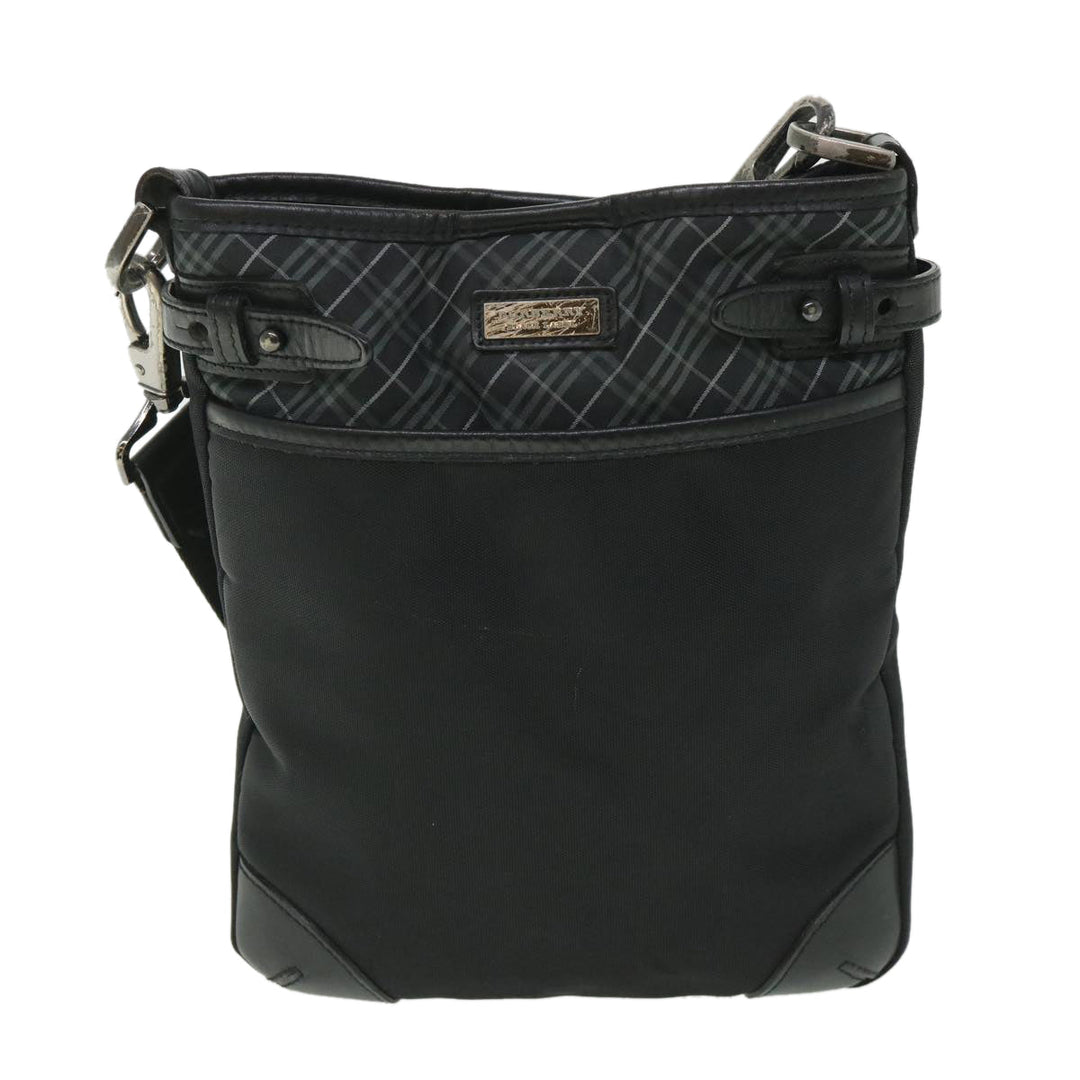 Burberry Shoulder Bag Nylon Black Auth bs8715