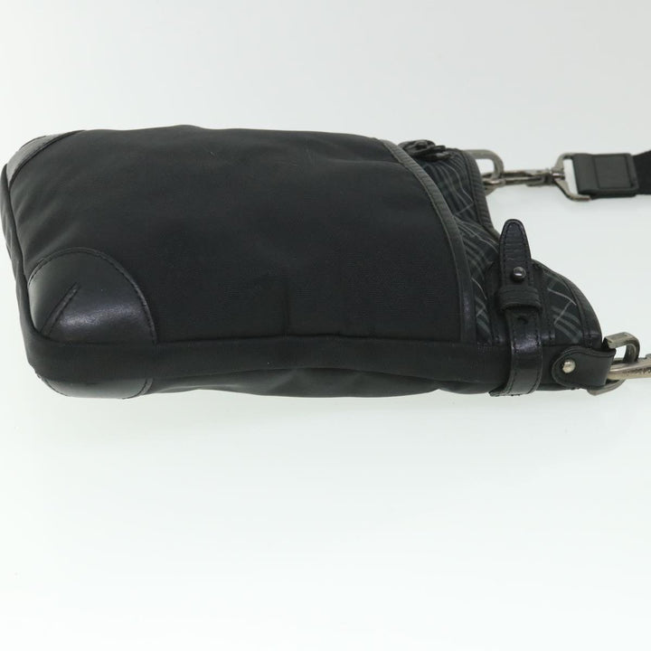 Burberry Shoulder Bag Nylon Black Auth bs8715