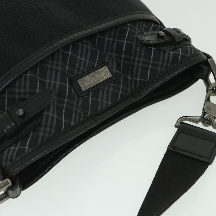 Burberry Shoulder Bag Nylon Black Auth bs8715
