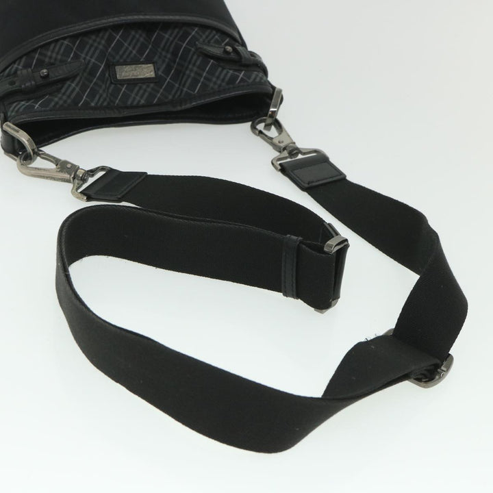 Burberry Shoulder Bag Nylon Black Auth bs8715