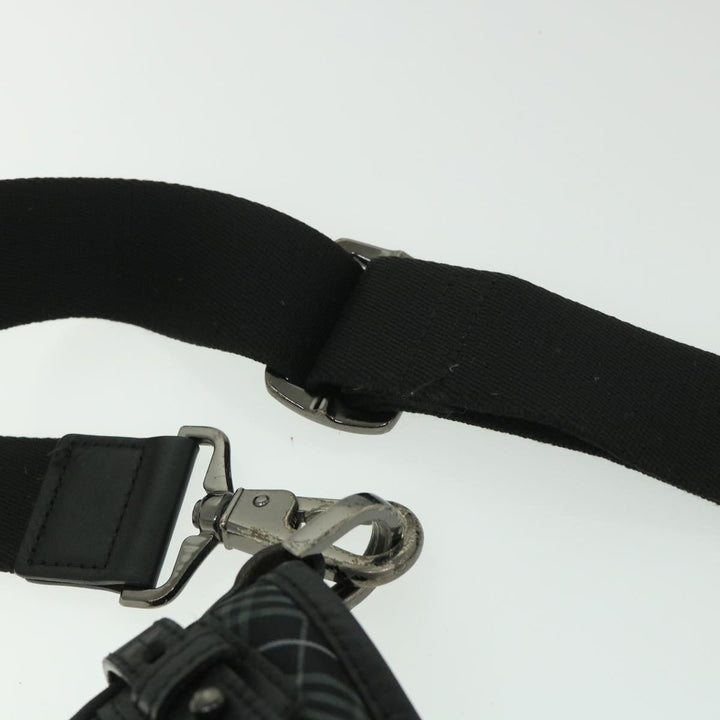 Burberry Shoulder Bag Nylon Black Auth bs8715