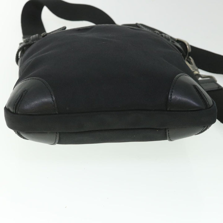 Burberry Shoulder Bag Nylon Black Auth bs8715