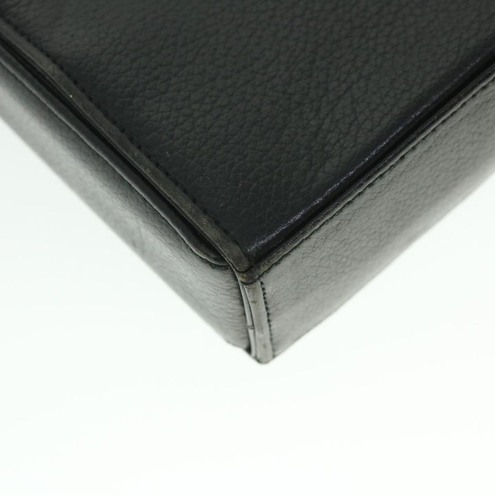 BurberrySs Hand Bag Leather 2way Black Auth bs8729