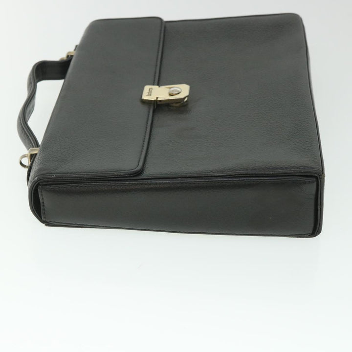 BurberrySs Hand Bag Leather 2way Black Auth bs8729