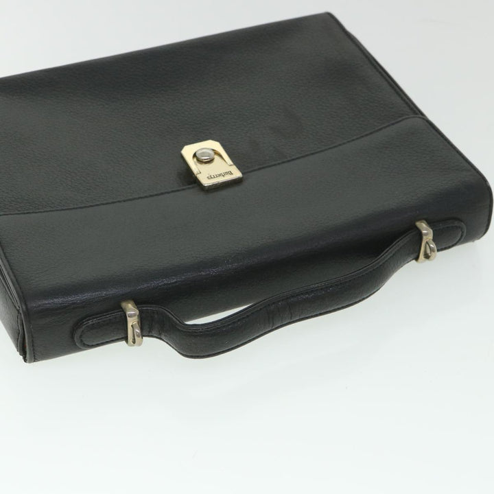 BurberrySs Hand Bag Leather 2way Black Auth bs8729