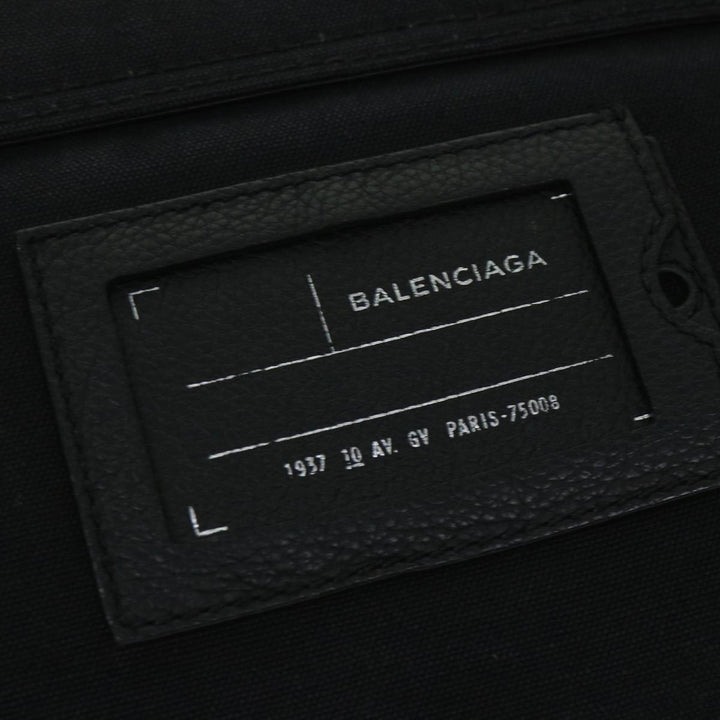 Top Quality Balenciaga Clutch Bag Canvas Black Auth bs9026