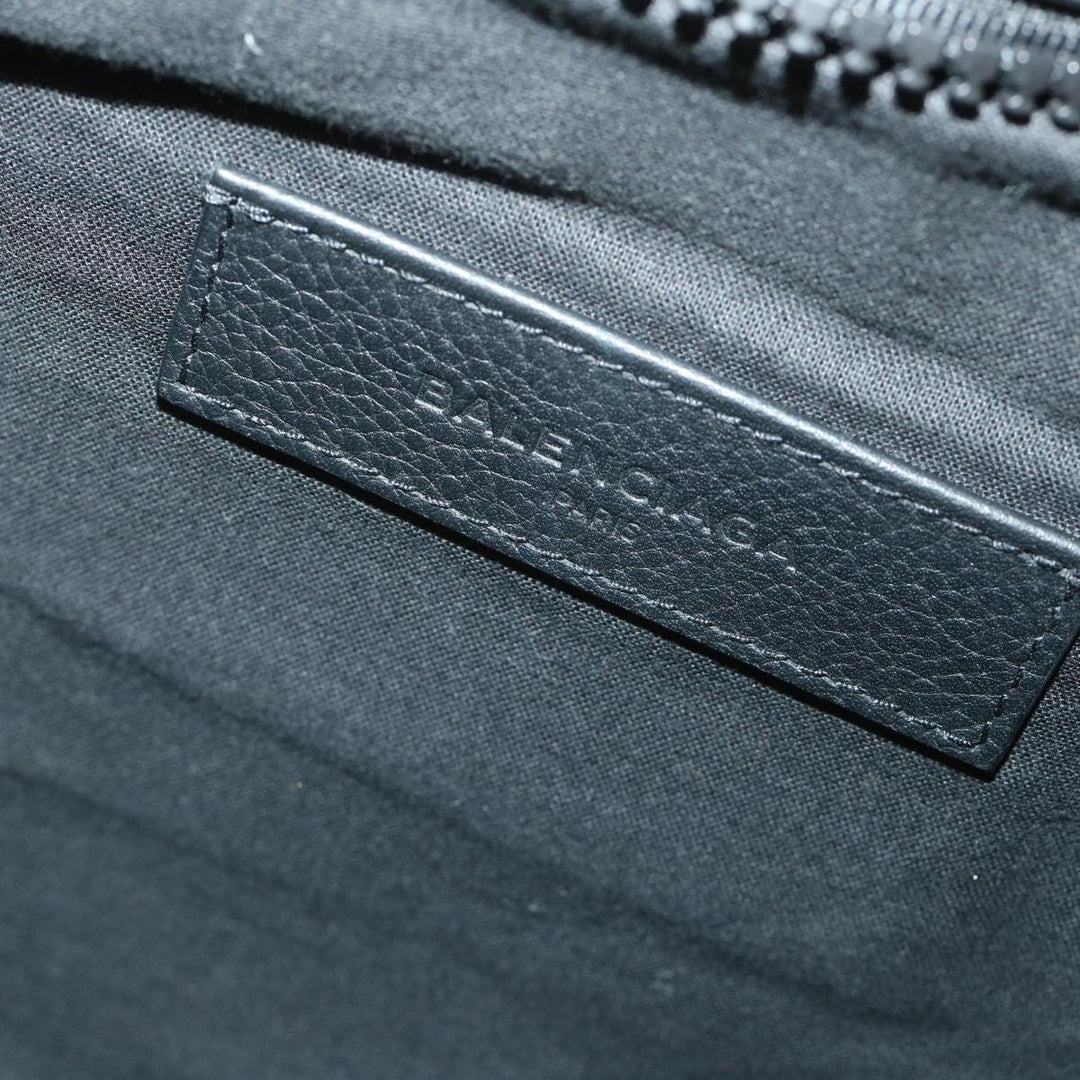Top Quality Balenciaga Clutch Bag Canvas Black Auth bs9026