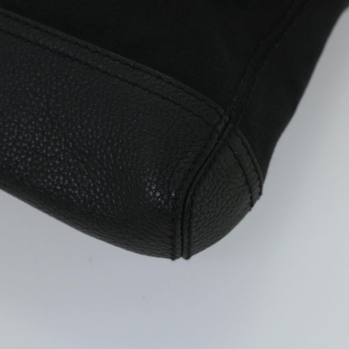 Top Quality Balenciaga Clutch Bag Canvas Black Auth bs9026