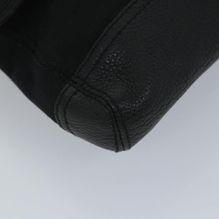 Top Quality Balenciaga Clutch Bag Canvas Black Auth bs9026