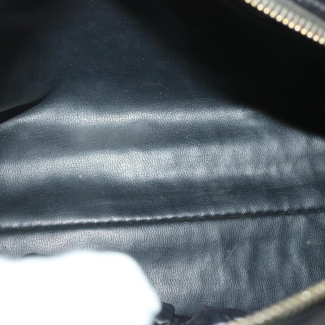 Top Quality Chanel Clutch Bag Patent leather Black CC Auth bs9031