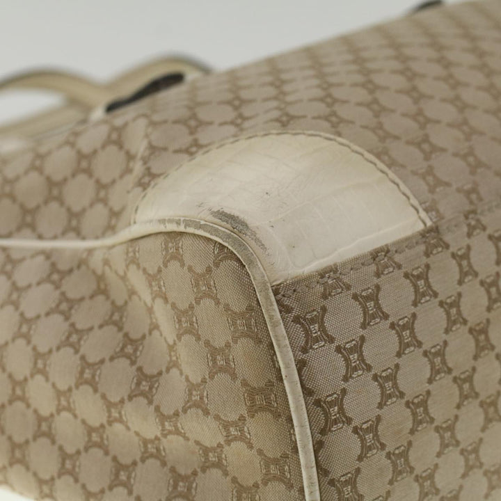 Celine Macadam Canvas Tote Bag Beige  9213