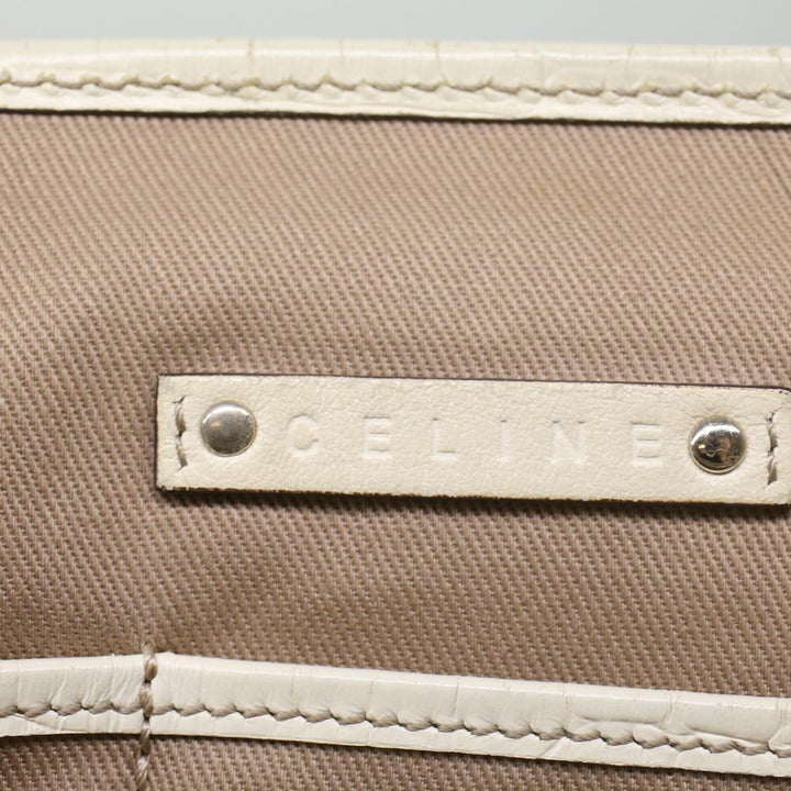 Celine Macadam Canvas Tote Bag Beige  9213