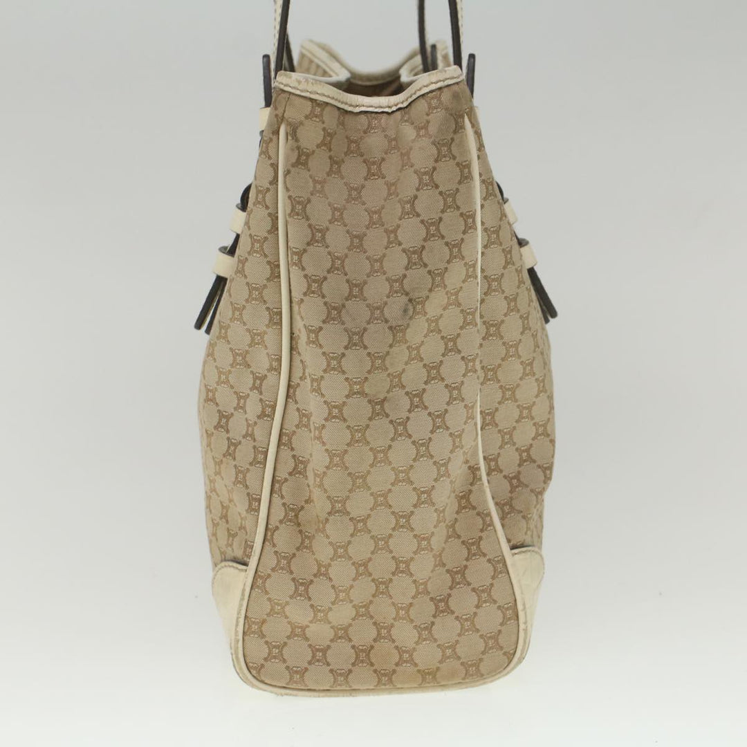 Celine Macadam Canvas Tote Bag Beige  9213
