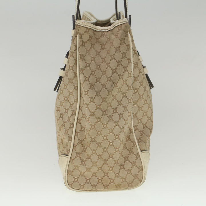 Celine Macadam Canvas Tote Bag Beige  9213