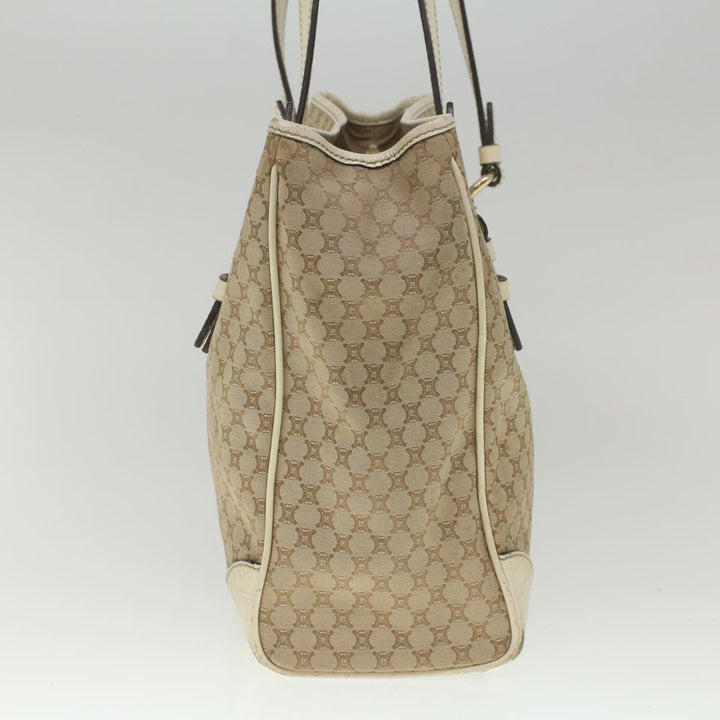 Celine Macadam Canvas Tote Bag Beige  9213