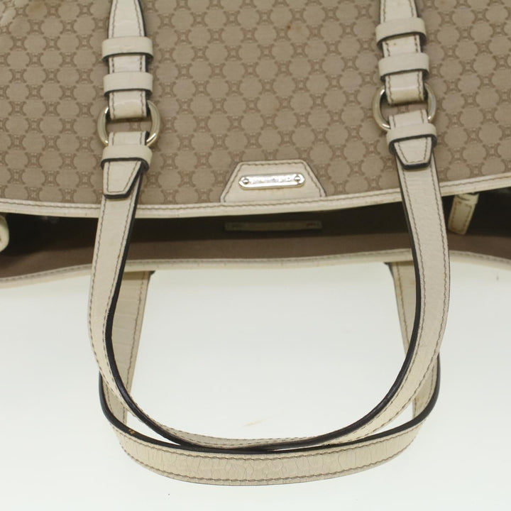 Celine Macadam Canvas Tote Bag Beige  9213
