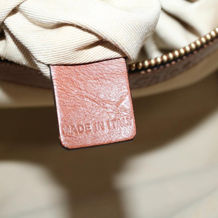 Chloe Paraty Shoulder Bag Leather Brown bs9254