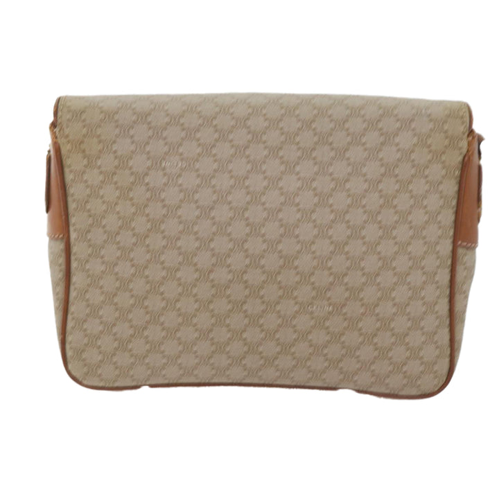 Celine Macadam Canvas Clutch Bag 2Set Beige Brown Auth bs9341