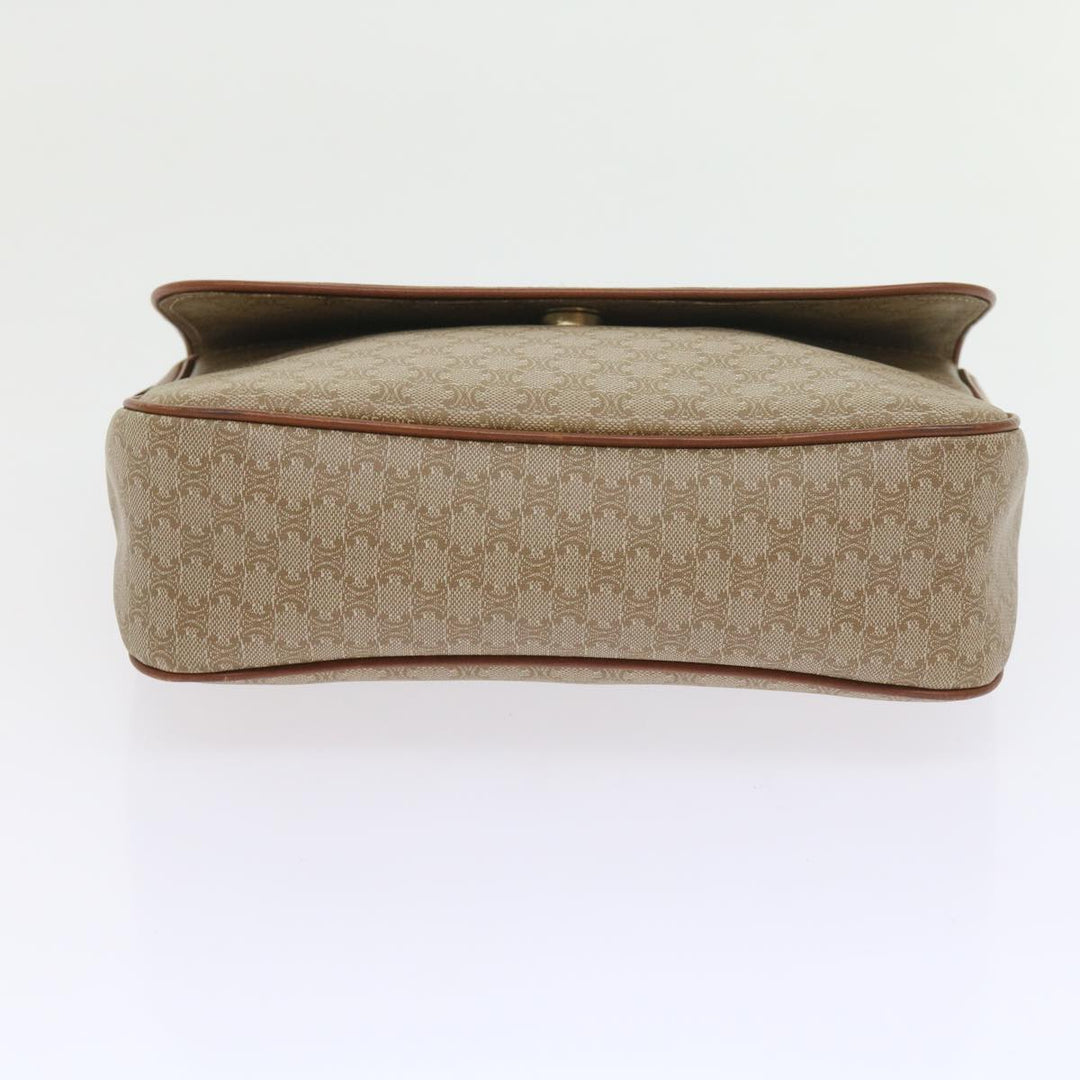 Celine Macadam Canvas Clutch Bag 2Set Beige Brown Auth bs9341