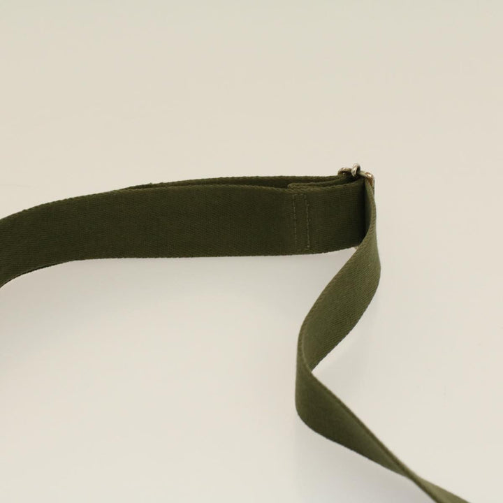 BurberrySs Shoulder Bag Canvas Khaki Auth bs9442