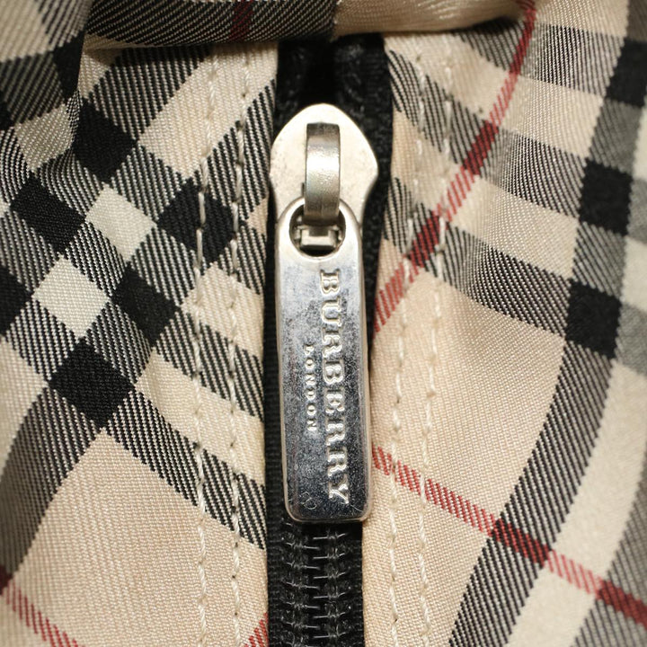Burberry Nova Check Blue Label Tote Bag Nylon Red Auth bs9767