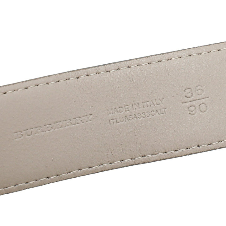 Burberry Beige Nova Check Buckle Belt 36