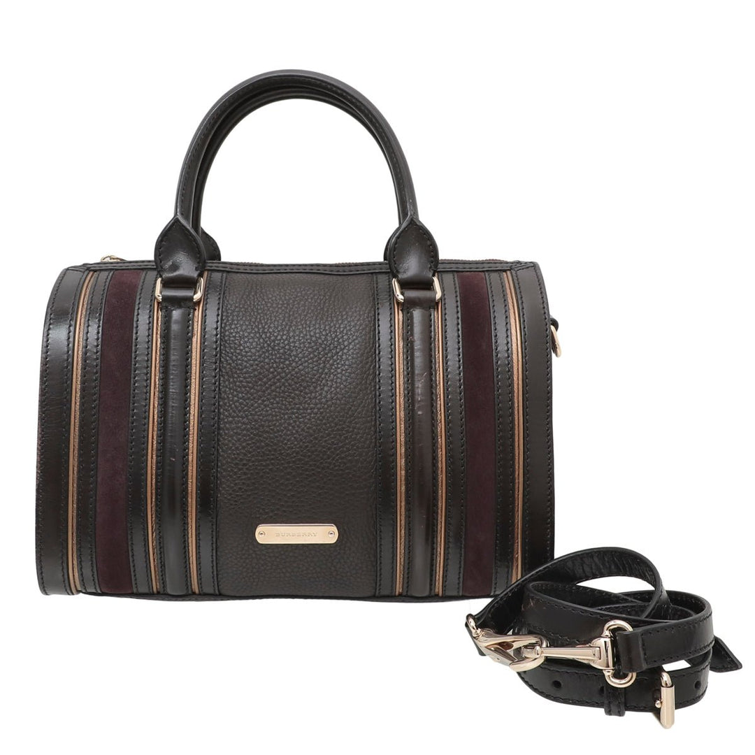 Burberry Bicolor Alchester Bowling Bag